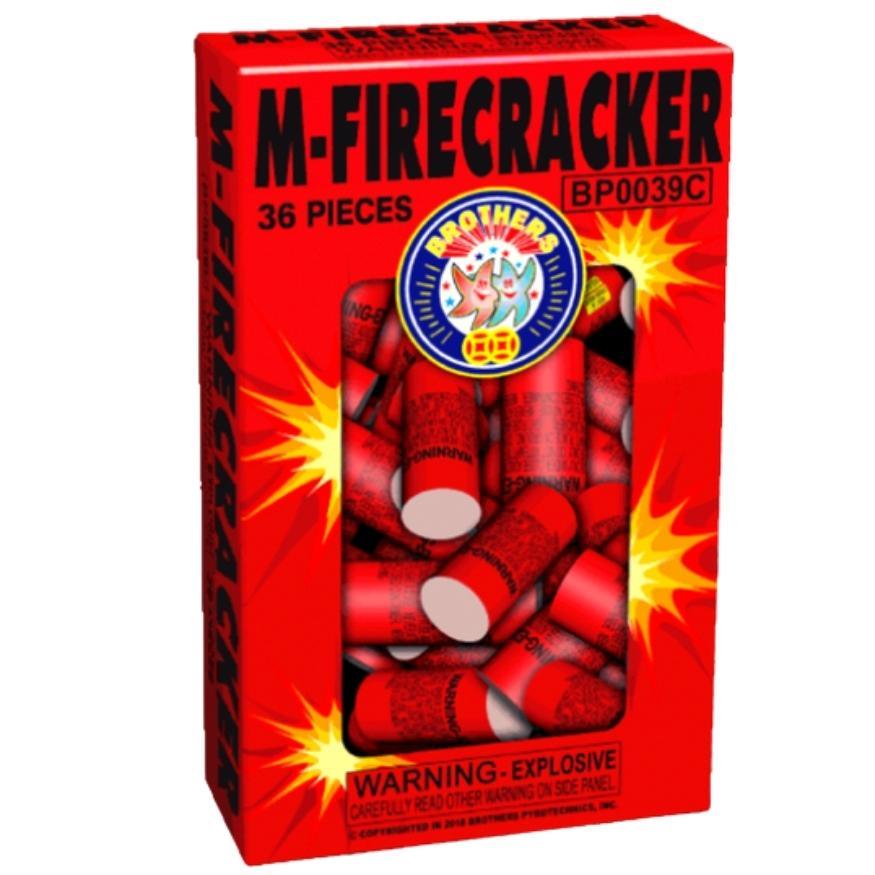 M-Firecracker | 36 Shot Single Cracker Noisemaker by Brothers Pyrotechnics -Shop Online for Cracker Salute™ at Elite Fireworks!