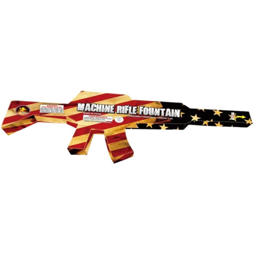 Machine Rifle Fountain | Large Handheld Novelty Fountain Spur™ by T-Sky Fireworks -Shop Online for Large Novelty at Elite Fireworks!