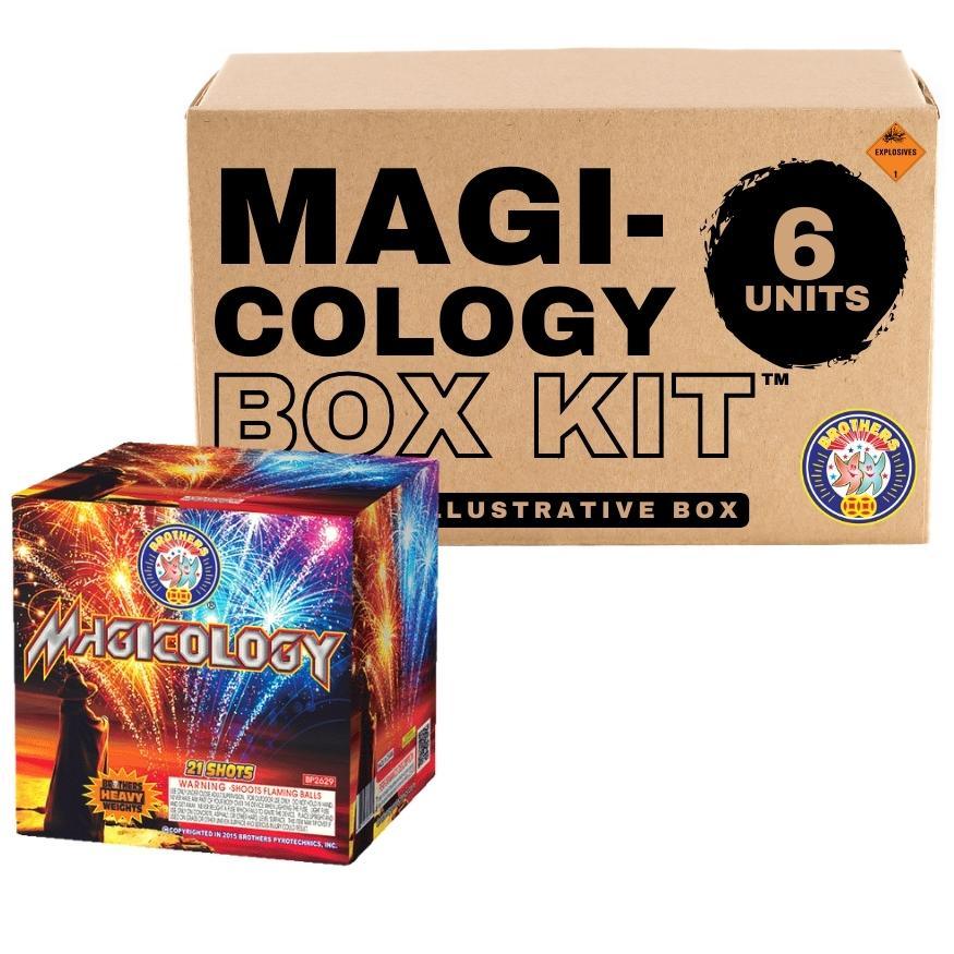 Magicology | 21 Shot Aerial Repeater by Brothers Pyrotechnics -Shop Online for Large Cake at Elite Fireworks!