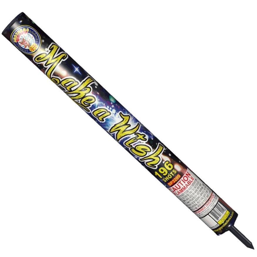 Make A Wish | 196 Shot Barrage Candle by Brothers Pyrotechnics -Shop Online for X-tra Large Candle™ at Elite Fireworks!