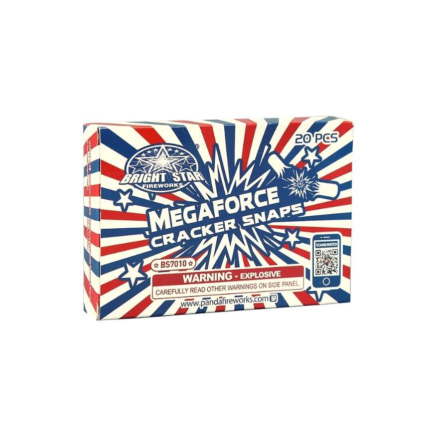 Megaforce Cracker Snaps | 20 Shot Single Snap Noisemaker by Bright Star Fireworks -Shop Online for Large Snapper at Elite Fireworks!