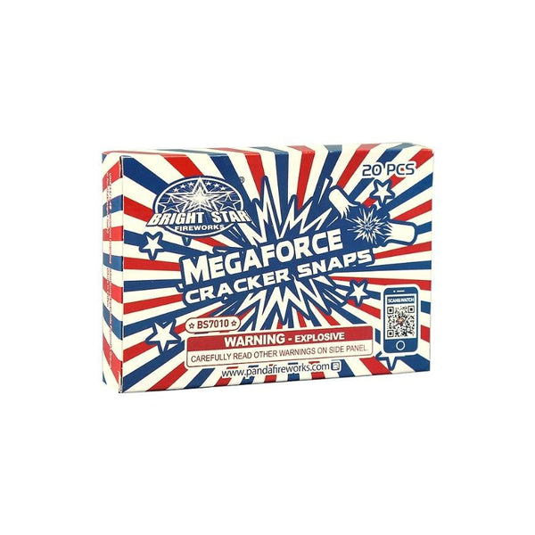 Megaforce Cracker Snaps | 20 Shot Single Snap Noisemaker by Bright Star Fireworks -Shop Online for Large Snapper at Elite Fireworks!