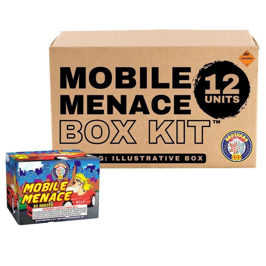 Mobile Menace | 35 Shot Aerial Repeater by Brothers Pyrotechnics -Shop Online for Standard Cake at Elite Fireworks!
