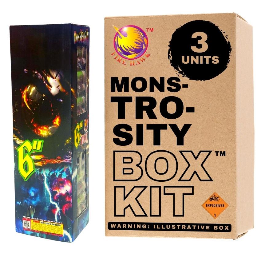 Monstrosity | 24 Break Artillery Shell by Firehawk Fireworks -Shop Online for XX-tra Large Canister Kit™ at Elite Fireworks!