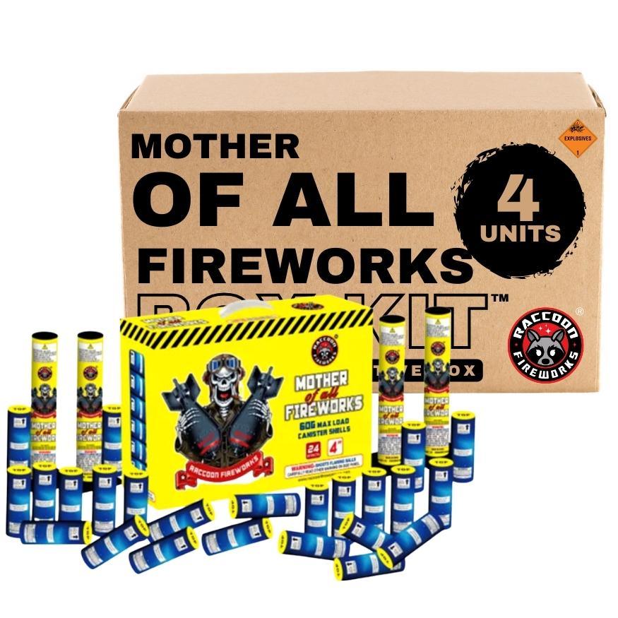Mother of All Fireworks | 24 Break Artillery Shell by Raccoon Fireworks -Shop Online for Large Canister Kit™ at Elite Fireworks!