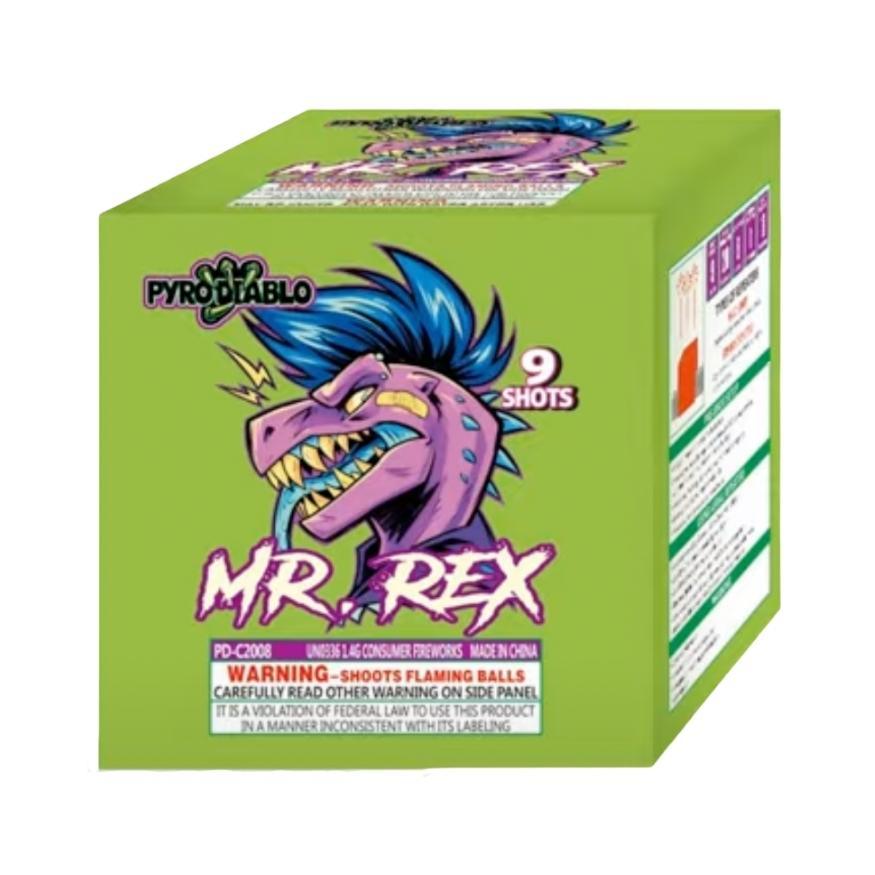 Mr. Rex | 9 Shot Aerial Repeater by Pyro Diablo -Shop Online for Standard Cake at Elite Fireworks!
