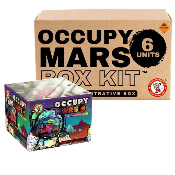 Occupy Mars | 10 Shot Aerial Repeater Girandola by Winda Fireworks -Shop Online for Alloy Cake™ at Elite Fireworks!