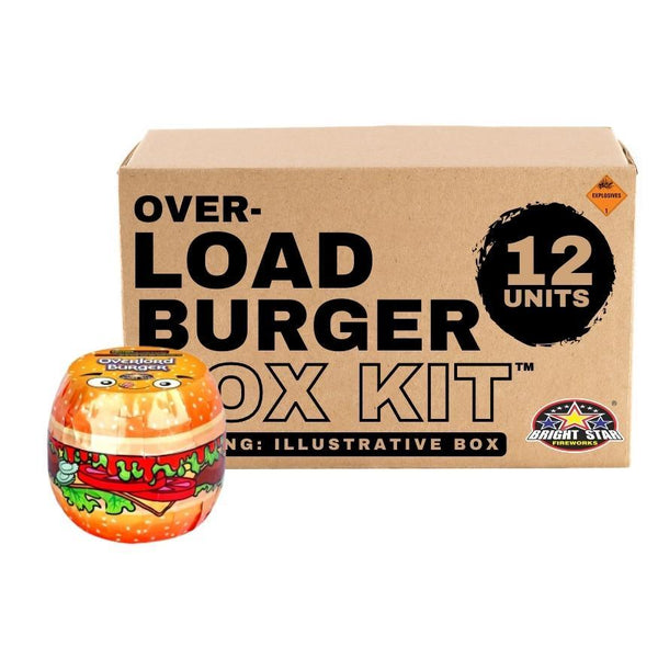 Overload Burger | Standard Shower Fountain Spur™ by Bright Star Fireworks -Shop Online for Standard Fountain at Elite Fireworks!