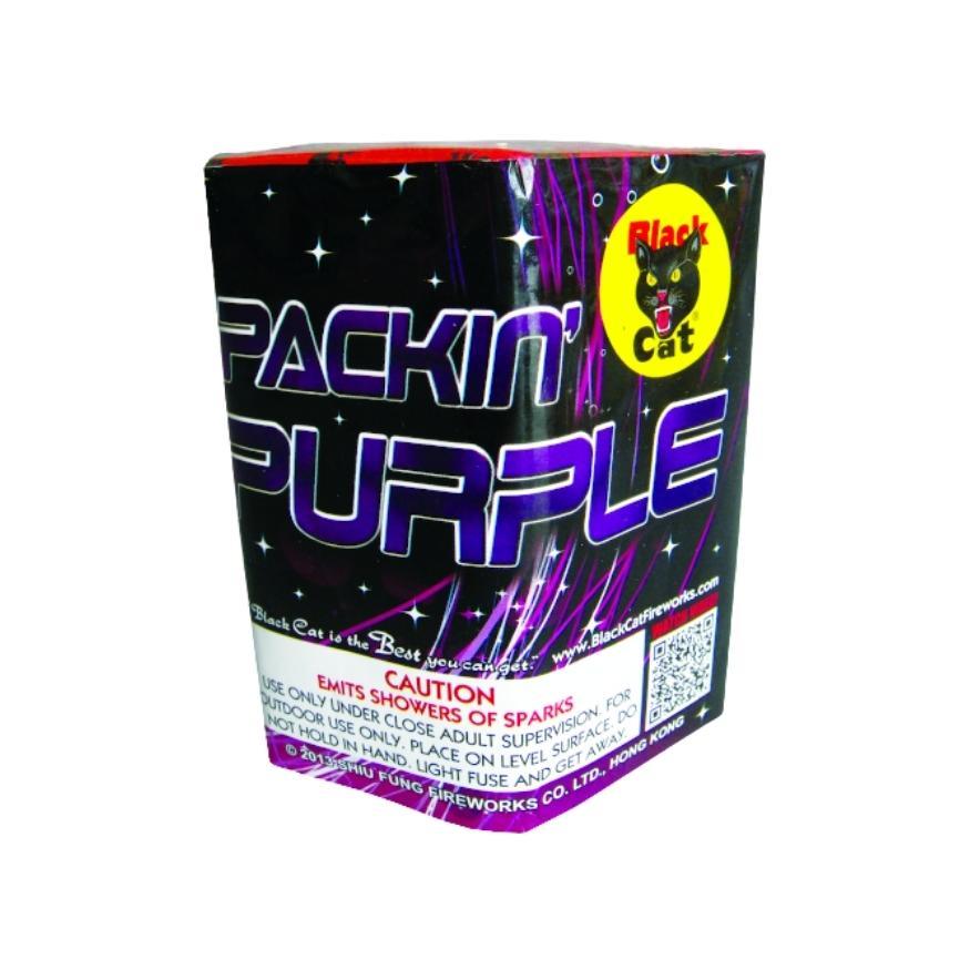 Packin' Purple | Large Shower Fountain Spur™ by Black Cat Fireworks -Shop Online for Large Fountain at Elite Fireworks!
