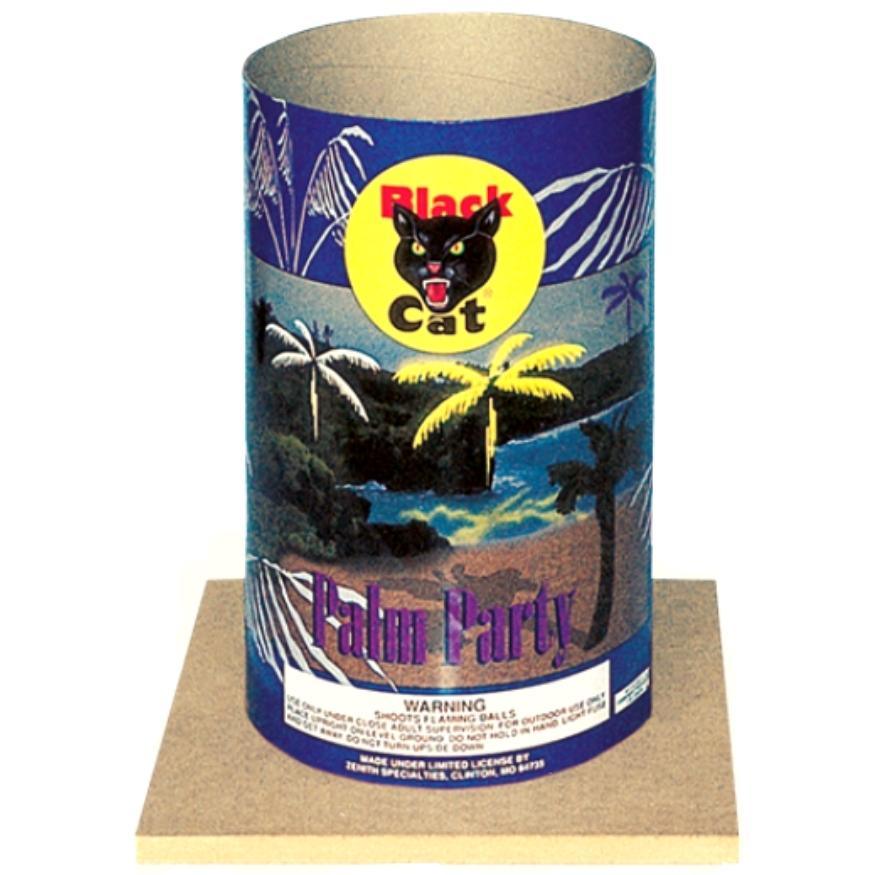 Palm Party | 11 Break Pre-Loaded Shell by Black Cat Fireworks -Shop Online for X-tra Large Night Shell™ at Elite Fireworks!