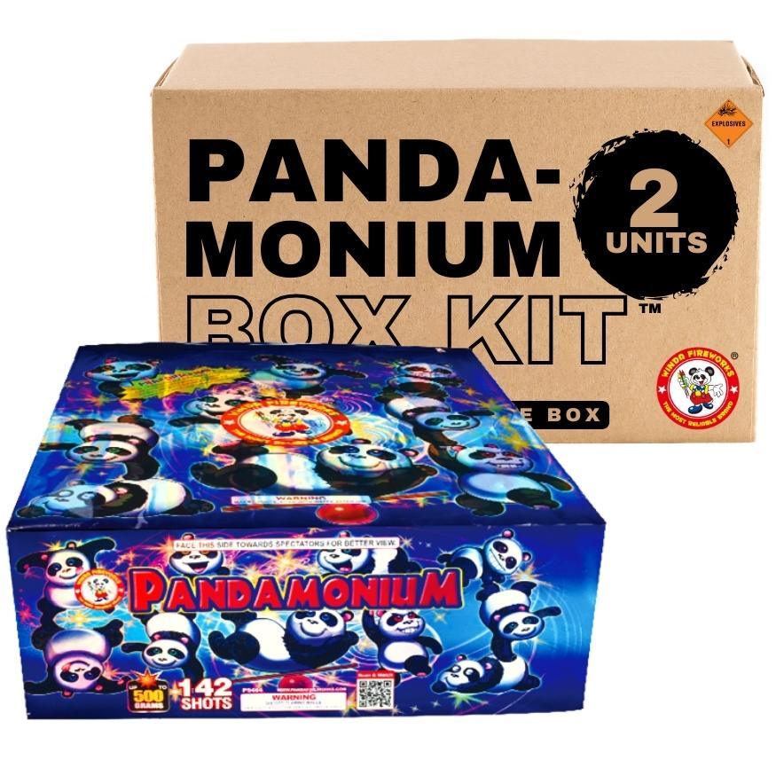 Pandamonium | 142 Shot Aerial Repeater by Winda Fireworks -Shop Online for Zipper Cake at Elite Fireworks!