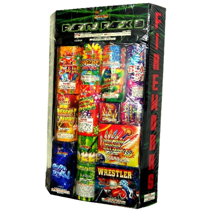 Party Pack #3 | Aerial & Ground Mix Variety Assortment by Winco Fireworks -Shop Online for Large Select Kit™ at Elite Fireworks!
