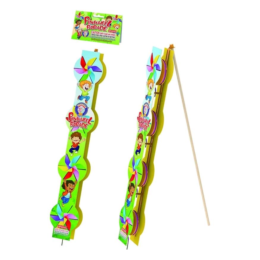 Pinwheel Parade | Special Handheld Spinner by Brothers Pyrotechnics -Shop Online for Large Spinner at Elite Fireworks!