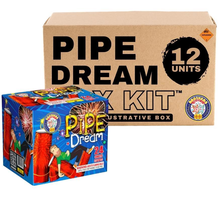 Pipe Dream | 24 Shot Aerial Repeater by Brothers Pyrotechnics -Shop Online for Standard Cake at Elite Fireworks!