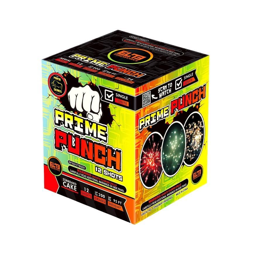 Prime Punch™ | 9 Shot Aerial Repeater by Prime Series® -Shop Online for Standard Cake at Elite Fireworks!