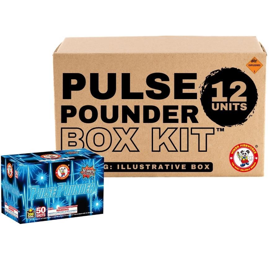 Pulse Pounder | 50 Shot Aerial Repeater by Winda Fireworks -Shop Online for Standard Cake at Elite Fireworks!