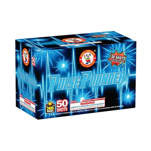 Pulse Pounder | 50 Shot Aerial Repeater by Winda Fireworks -Shop Online for Standard Cake at Elite Fireworks!