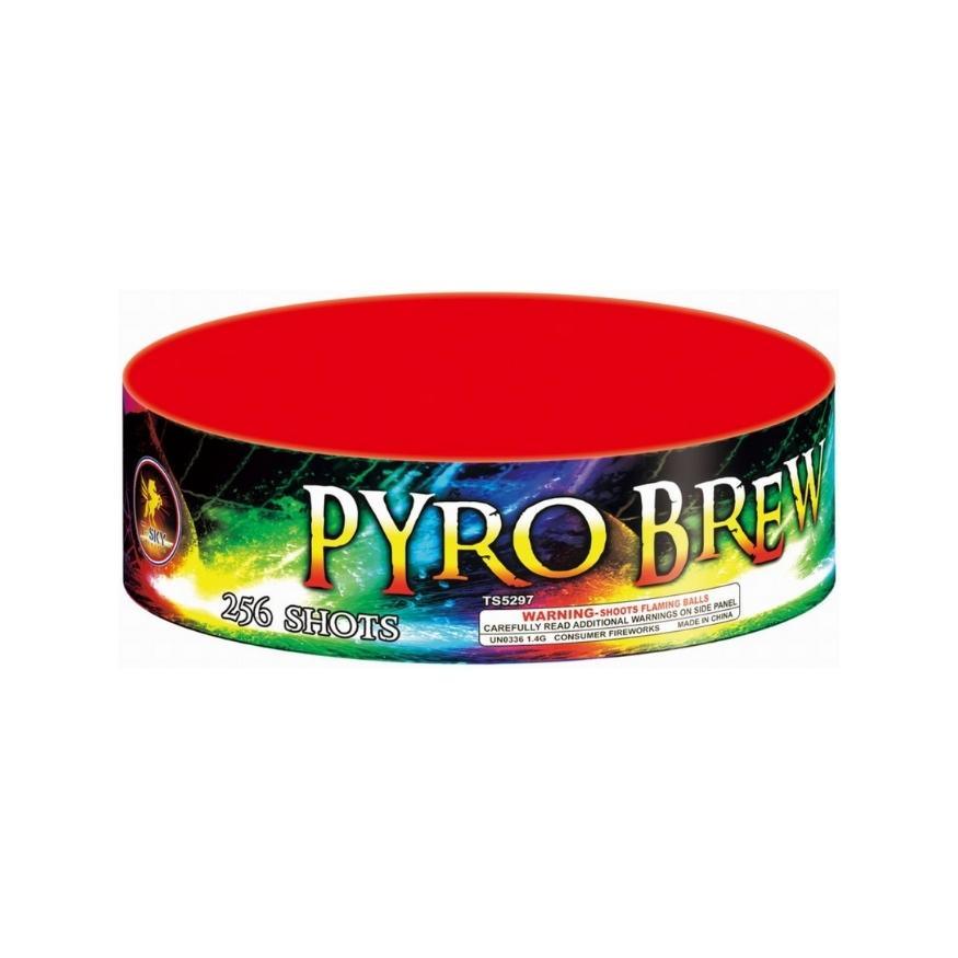Pyro Brew | 256 Shot Aerial Repeater by T-Sky Fireworks -Shop Online for Standard Cake at Elite Fireworks!