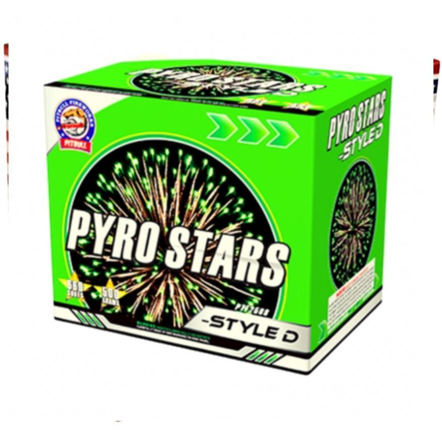 Pyro Stars - Style D | 600 Shot Aerial Repeater by Pitbull Fireworks -Shop Online for Zipper Cake at Elite Fireworks!