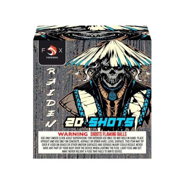 Raiden | 20 Shot Aerial Repeater by Fox Fireworks -Shop Online for Standard Cake at Elite Fireworks!