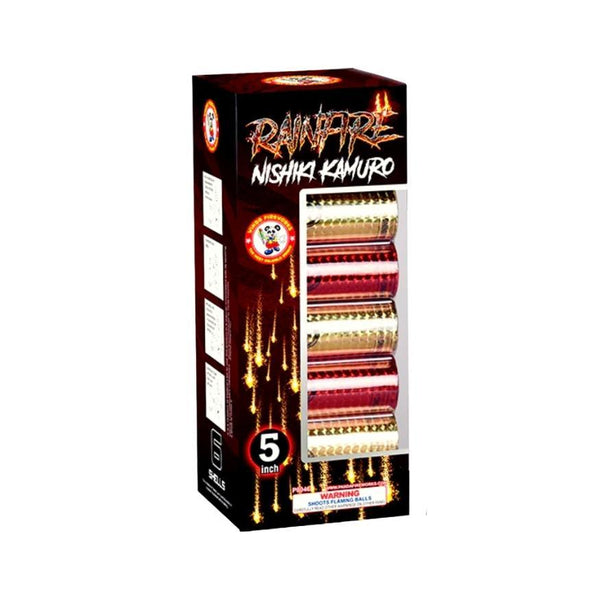 Rainfire - Nishiki Kamuro | 6 Break Artillery Shell by Winda Fireworks -Shop Online for X-tra Large Canister Kit™ at Elite Fireworks!