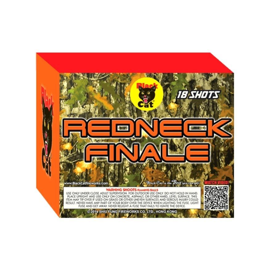 Redneck Finale | 18 Shot Aerial Repeater by Black Cat Fireworks -Shop Online for Standard Cake at Elite Fireworks!