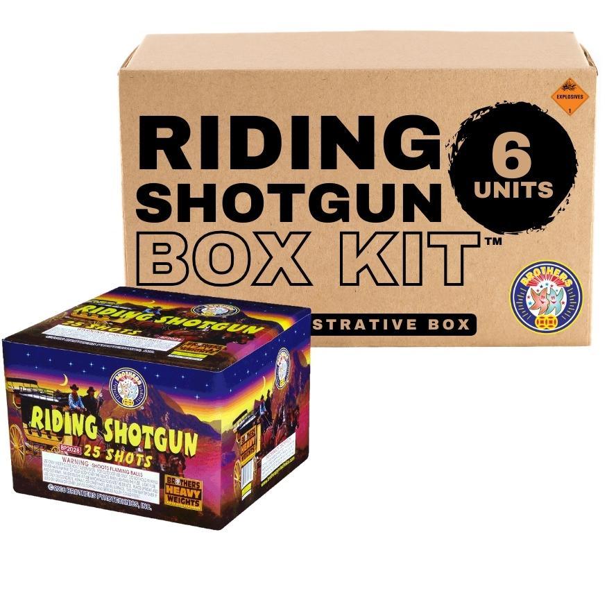Riding Shotgun | 25 Shot Aerial Repeater by Brothers Pyrotechnics -Shop Online for Large Cake at Elite Fireworks!