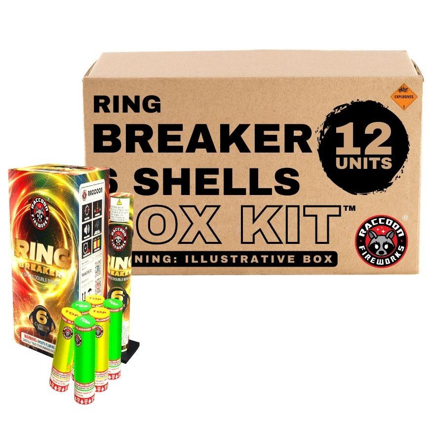 Ring Breaker | 12 Break Artillery Shell by Raccoon Fireworks -Shop Online for X-tra Large Canister Kit™ at Elite Fireworks!