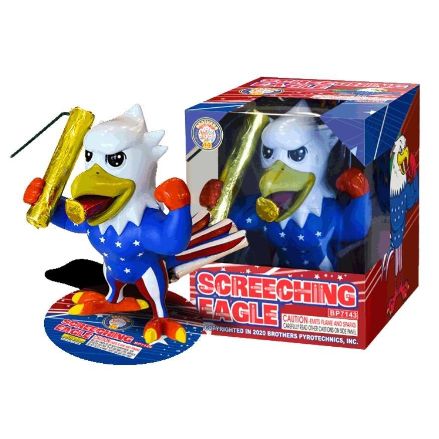 Screeching Eagle | X-tra Large™ Smoke & Novelty Fountain Spur™ by Brothers Pyrotechnics -Shop Online for X-tra Large Novelty™ at Elite Fireworks!
