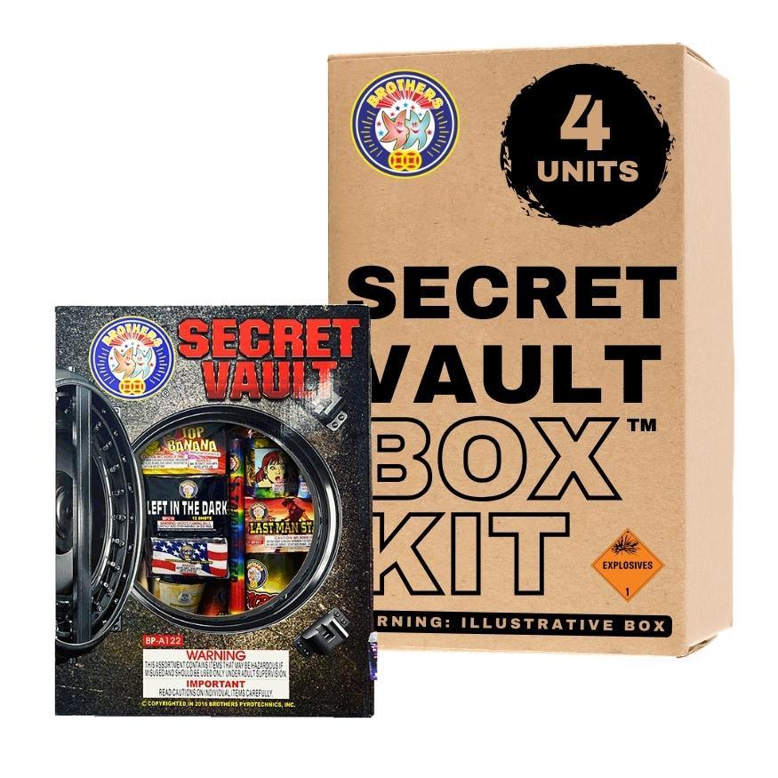 Secret Vault | Aerial & Ground Mix Variety Assortment by Brothers Pyrotechnics -Shop Online for Large Select Kit™ at Elite Fireworks!