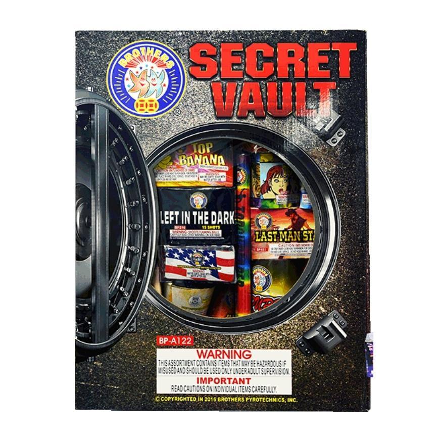 Secret Vault | Aerial & Ground Mix Variety Assortment by Brothers Pyrotechnics -Shop Online for Large Select Kit™ at Elite Fireworks!