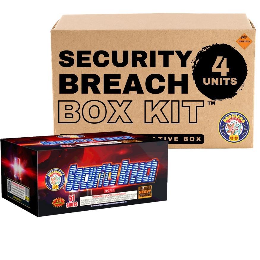 Security Breach | 51 Shot Aerial Repeater by Brothers Pyrotechnics -Shop Online for X-tra Large Cake™ at Elite Fireworks!