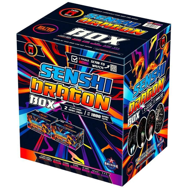 Senshi Dragon™ | 17 Shot Aerial Repeater by Pyro Jinja® -Shop Online for Alloy Cake™ at Elite Fireworks!