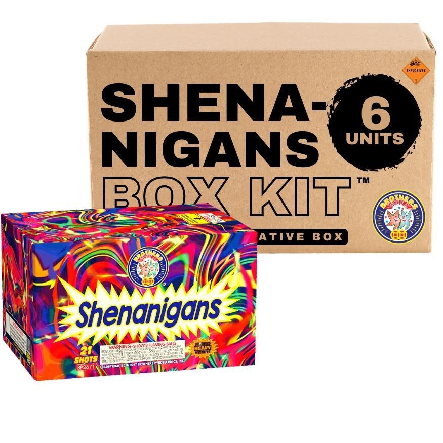 Shenanigans | 21 Shot Aerial Repeater by Brothers Pyrotechnics -Shop Online for X-tra Large Cake™ at Elite Fireworks!