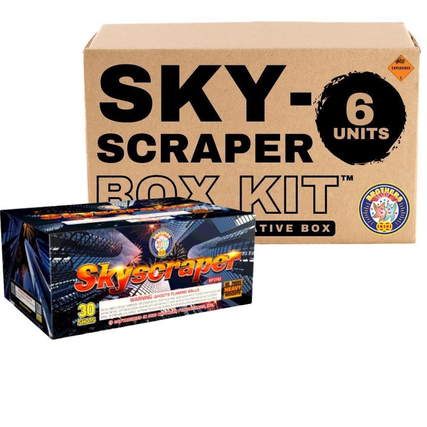 Skyscraper | 30 Shot Aerial Repeater by Brothers Pyrotechnics -Shop Online for X-tra Large Cake™ at Elite Fireworks!