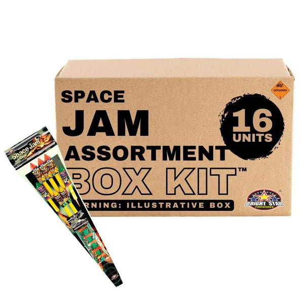 Space Jam Assortment | 37" Rocket Projectile by Bright Star Fireworks -Shop Online for Large Rocket at Elite Fireworks!