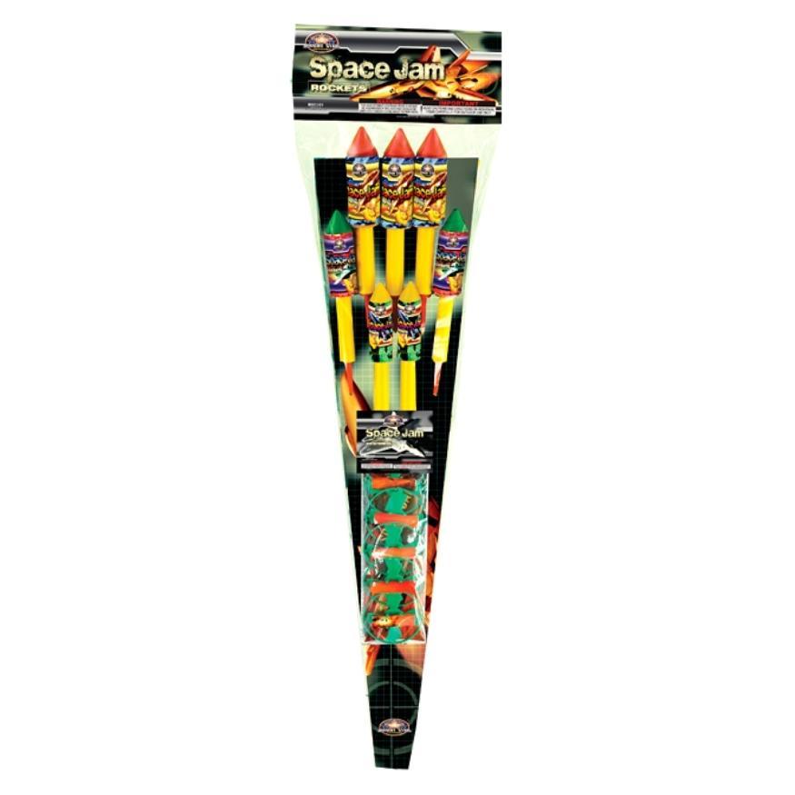 Space Jam Assortment | 37" Rocket Projectile by Bright Star Fireworks -Shop Online for Large Rocket at Elite Fireworks!