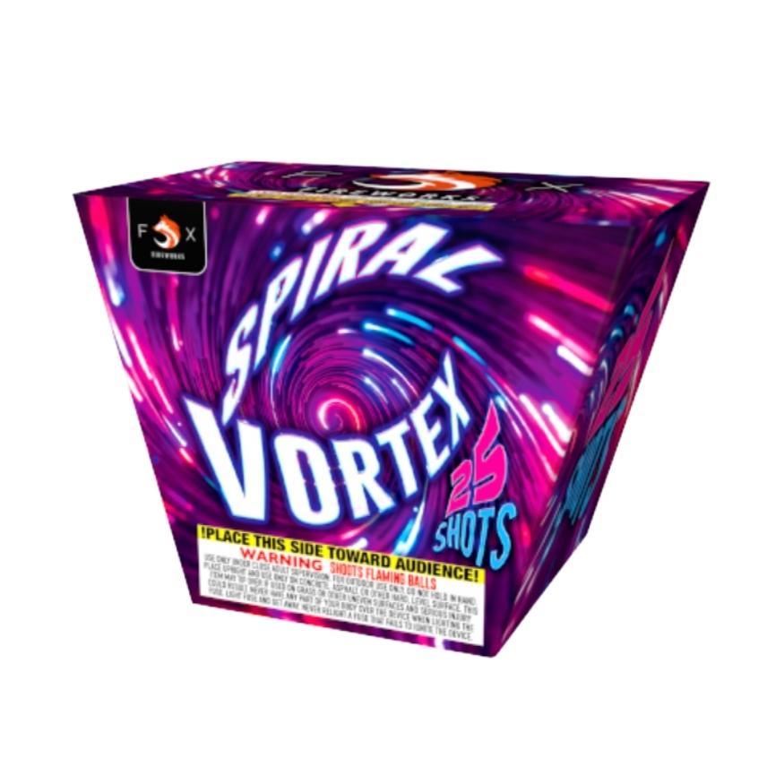 Spiral Vortex | 25 Shot Aerial Repeater by Fox Fireworks -Shop Online for Standard Cake at Elite Fireworks!