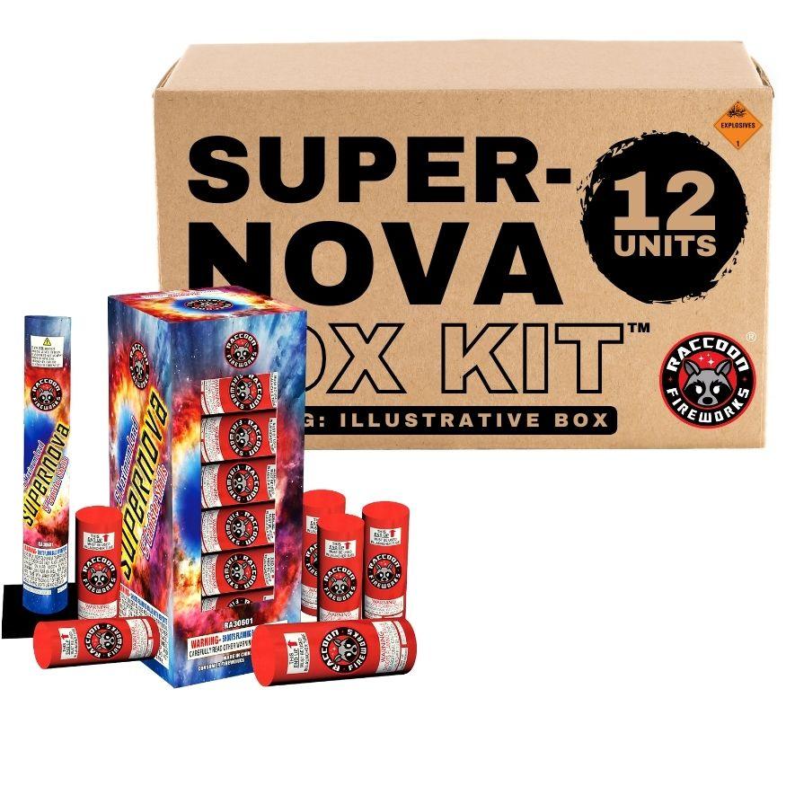Supernova | 6 Break Artillery Shell by Raccoon Fireworks -Shop Online for X-tra Large Canister Kit™ at Elite Fireworks!