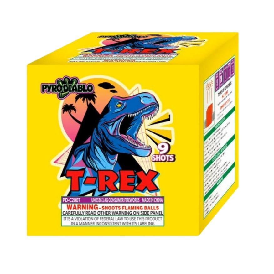 T-Rex | 9 Shot Aerial Repeater by Pyro Diablo -Shop Online for Standard Cake at Elite Fireworks!