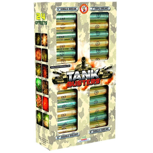 Tank Busters | 42 Break Artillery Shell by Winda Fireworks -Shop Online for XX-tra Large Canister Kit™ at Elite Fireworks!