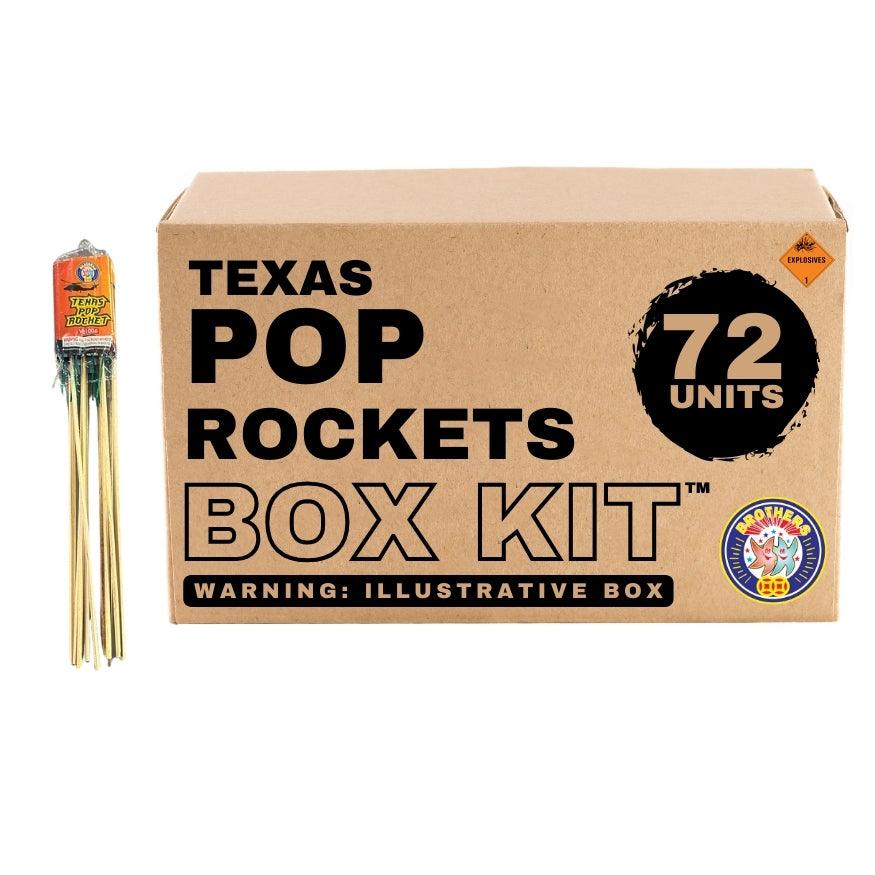 Texas Pop Rocket | 16" Rocket Projectile by Brothers Pyrotechnics -Shop Online for Standard Rocket at Elite Fireworks!