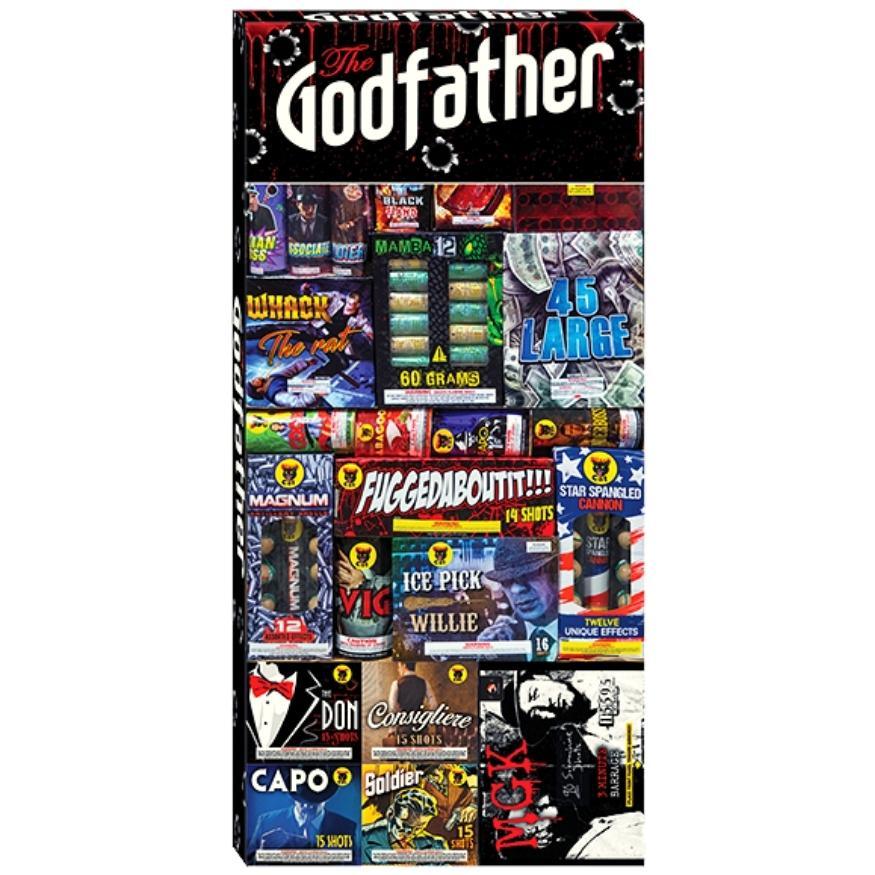 The Godfather | Aerial & Ground Mix Variety Assortment by Winco Fireworks -Shop Online for XX-tra Large Select Kit™ at Elite Fireworks!