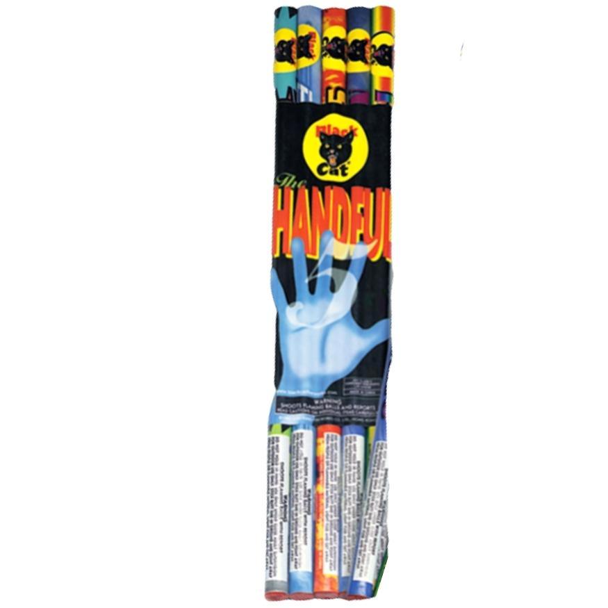 The Handful | 10 Shot Barrage Candle by Black Cat Fireworks -Shop Online for Standard Candle at Elite Fireworks!