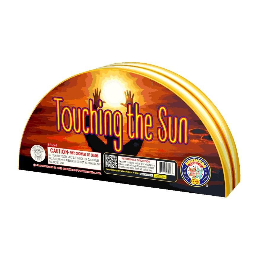 Touching the Sun | Large Shower Fountain Spur™ by Brothers Pyrotechnics -Shop Online for Large Fountain at Elite Fireworks!