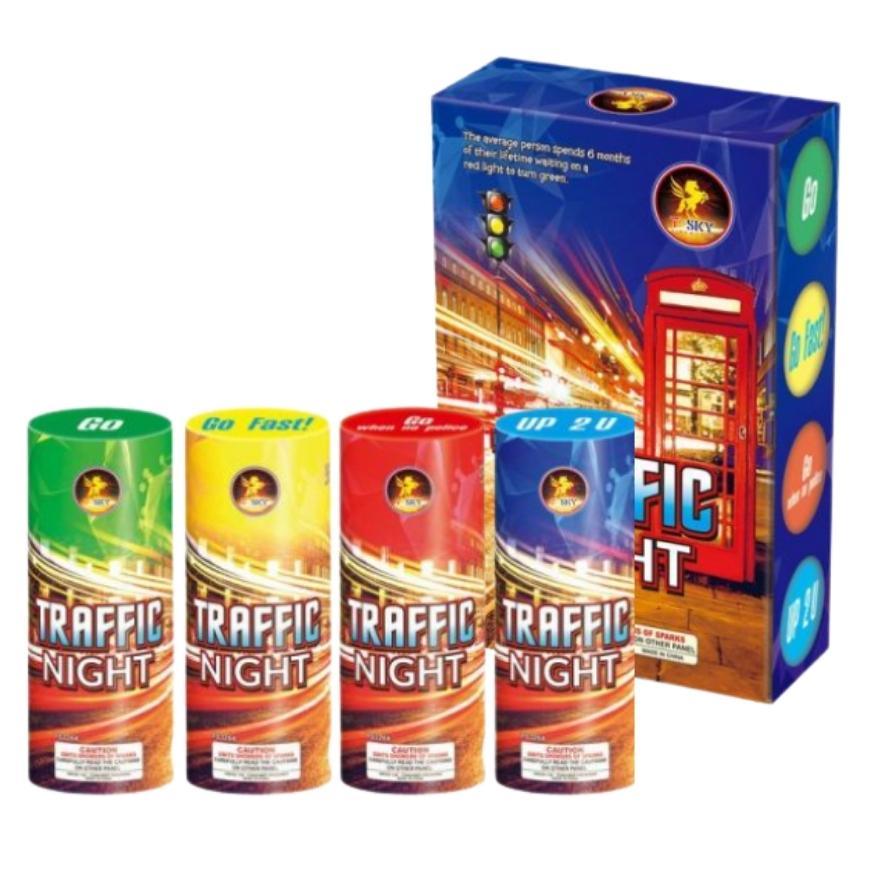 Traffic Night | Large Shower Fountain Spur™ by T-Sky Fireworks -Shop Online for Large Fountain at Elite Fireworks!