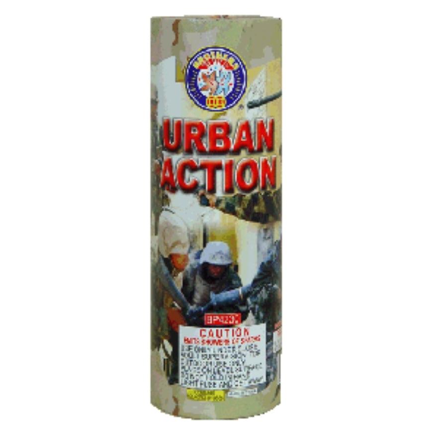 Urban Action | Standard Shower Fountain Spur™ by Brothers Pyrotechnics -Shop Online for Standard Fountain at Elite Fireworks!
