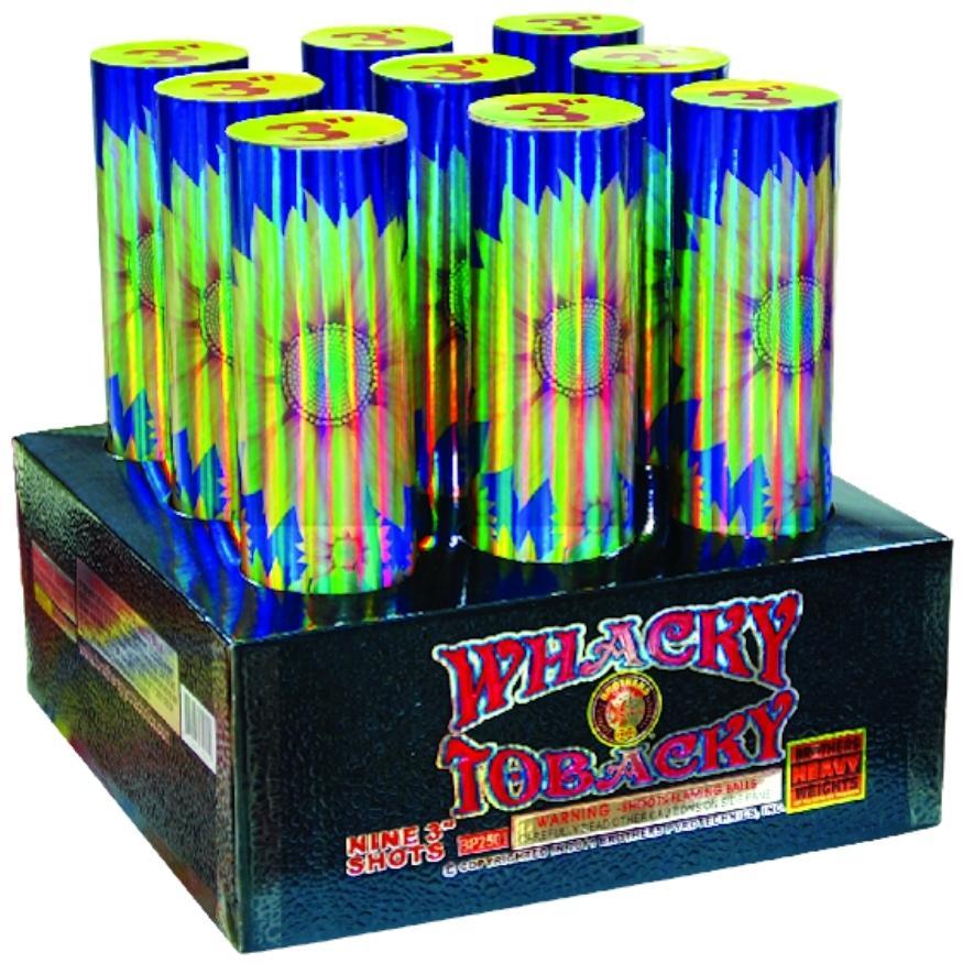 Whacky Tobacky | 9 Shot Aerial Repeater by Brothers Pyrotechnics -Shop Online for NOAB Cake at Elite Fireworks!