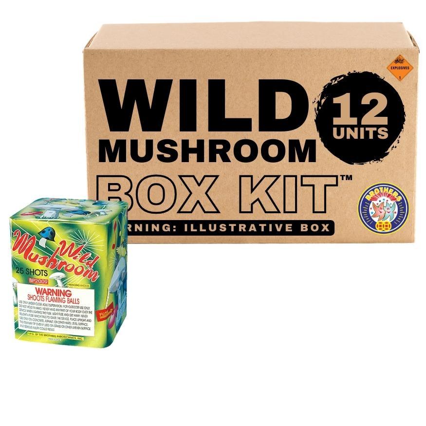 Wild Mushroom | 25 Shot Aerial Repeater by Brothers Pyrotechnics -Shop Online for Standard Cake at Elite Fireworks!
