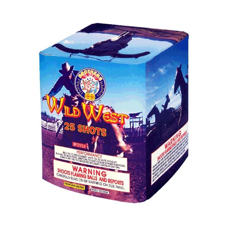 Wild West | 25 Shot Aerial Repeater by Brothers Pyrotechnics -Shop Online for Standard Cake at Elite Fireworks!
